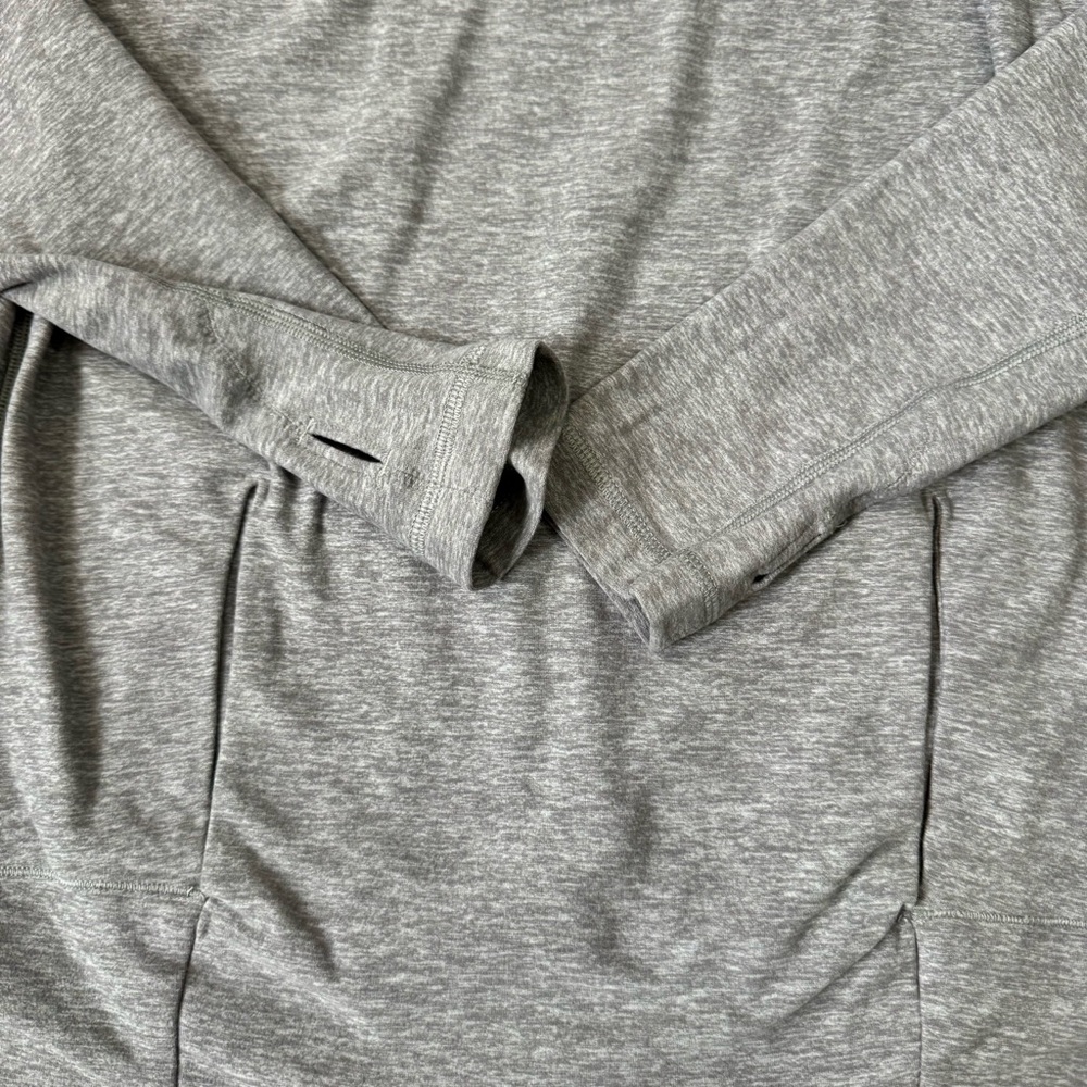 Lululemon Make a Move Long Sleeve Cowl Neck Pullover Heathered Gray - Picture 6 of 11
